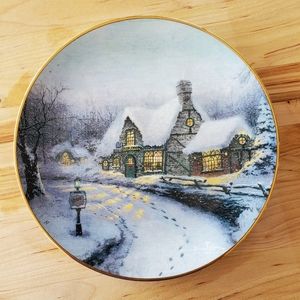 "Olde Porterfield Gift  Shoppe" Thomas Kinkade Collectors Plate